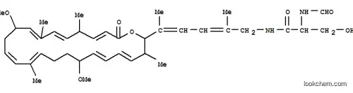 Molecular Structure of 117582-91-9 (N-{(2E,4Z)-5-[(4E,6E,11Z,13E,17Z,19Z,22Z)-8,16-dimethoxy-3,12,18,21-tetramethyl-24-oxooxacyclotetracosa-4,6,11,13,17,19,22-heptaen-2-yl]-2-methylhexa-2,4-dien-1-yl}-N~2~-formylserinamide)