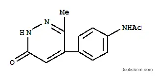 Molecular Structure of 117903-09-0 (N-[4-(3-methyl-6-oxo-1,6-dihydropyridazin-4-yl)phenyl]acetamide)