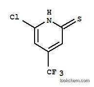 Molecular Structure of 121307-83-3 (6-chloro-4-(trifluoromethyl)-2(1H)-Pyridinethione)