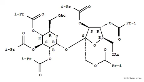 Molecular Structure of 126-13-6 (SUCROSE ACETATE ISOBUTYRATE)