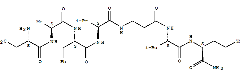 L-Methioninamide, L-a-aspartyl-L-alanyl-L-phenylalanyl-L-valyl-b-alanyl-L-leucyl- (9CI)