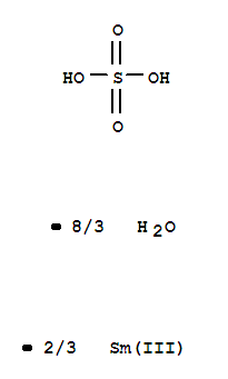 Sulfuric acid,samarium(3+) salt (3:2), octahydrate (8CI,9CI)(13465-58-2)