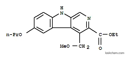 Molecular Structure of 135531-42-9 (6-propoxy-4-(methoxymethyl)-beta-carboline-3-carboxylic acid ethyl ester)