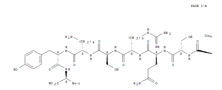 L-Leucine,5-oxo-L-prolyl-L-lysyl-L-arginyl-L-prolyl-L-seryl-L-glutaminyl-L-arginyl-L-seryl-L-lysyl-L-tyrosyl-(9CI)