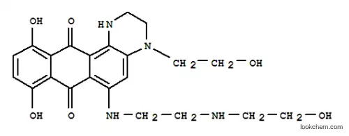 Molecular Structure of 137132-70-8 (8,11-dihydroxy-4-(2-hydroxyethyl)-6-((2-((2-hydroxyethyl)amino)ethyl)amino)-1,2,3,4,7,12-hexahydronaphtho(2,3-f)quinoxaline-7,12-dione)