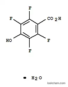 Molecular Structure of 143201-17-6 (2,3,5,6-TETRAFLUORO-4-HYDROXYBENZOIC ACID HYDRATE)