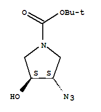 TRANS-3-AZIDO-1-BOC-4-HYDROXYPYRROLIDINE,143700-05-4