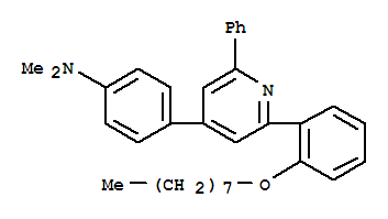 Benzenamine,N,N-dimethyl-4-[2-[2-(octyloxy)phenyl]-6-phenyl-4-pyridinyl]-