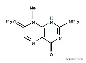 Molecular Structure of 144533-66-4 (4(1H)-Pteridinone,2-amino-7,8-dihydro-8-methyl-7-methylene-(9CI))