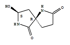 1,7-DIAZASPIRO[4.4]NONANE-2,6-DIONE,8-HYDROXY-,(5R-CIS)-CAS