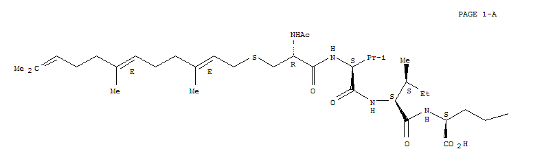 N-Acetyl-S-[(2E,6E)-3,7,11-trimethyl-2,6,10-dodecatrien-1-yl]-L-cysteinyl-L-valyl-L-isoleucyl-L-methionine