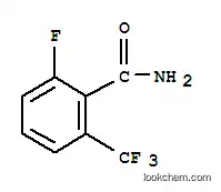 Molecular Structure of 144851-59-2 (2-FLUORO-6-(TRIFLUOROMETHYL)BENZAMIDE)