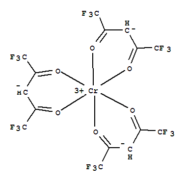 Chromium,tris(1,1,1,5,5,5-hexafluoro-2,4-pentanedionato-kO2,kO4)-, (OC-6-11)- cas  14592-80-4