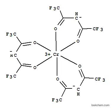 Molecular Structure of 14592-80-4 (CHROMIUM (III) HEXAFLUOROACETYLACETONATE)