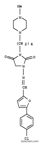 1-[(Z)-[5-(4-chlorophenyl)furan-2-yl]methylideneamino]-3-[4-(4-methylpiperazin-1-yl)butyl]imidazolidine-2,4-dione