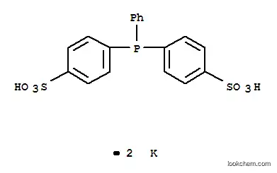 Molecular Structure of 151888-20-9 (BIS(P-SULFONATOPHENYL)PHENYLPHOSPHINE DIHYDRATE DIPOTASSIUM SALT)