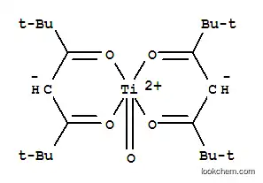 Molecular Structure of 152248-67-4 (TITANIUM OXIDE BIS(TETRAMETHYLHEPTANEDIONATE))