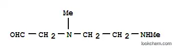 Molecular Structure of 155085-92-0 (Acetaldehyde, [methyl[2-(methylamino)ethyl]amino]- (9CI))