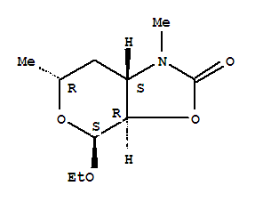 2H-PYRANO[4,3-D]OXAZOL-2-ONE,4-ETHOXYHEXAHYDRO-1,6-DIMETHYL-,[3AR-(3AA,4BTA,6A,7ABTA)]-
