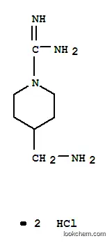 Molecular Structure of 155542-32-8 (4-(AMINOMETHYL)PIPERIDINEINFORMAMIDINE DIHYDROCHLORIDE)
