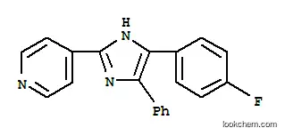 Molecular Structure of 155698-28-5 (2-(4'-PYRIDINYL)-4-(4'-FLUOROPHENYL)-5-PHENYLIMIDAZOLE)