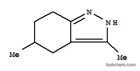 Molecular Structure of 155935-33-4 (2H-Indazole,  4,5,6,7-tetrahydro-3,5-dimethyl-)