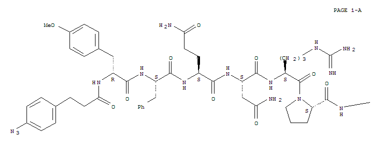 3-(4-AZIDOPHENYL)PROPIONYL-D-TYR(ME)-PHE-GLN-ASN-ARG-PRO-ARG-TYR-NH2