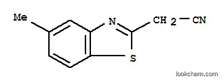Molecular Structure of 157764-08-4 (2-Benzothiazoleacetonitrile,5-methyl-(9CI))