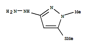 3H-PYRAZOL-3-ONE,1,2-DIHYDRO-1-METHYL-5-(METHYLTHIO)-,HYDRAZONE