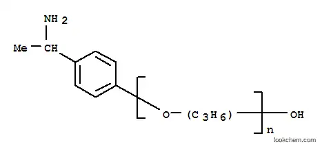 Molecular Structure of 158535-45-6 (4-(1-AMINOETHYL)PHENOL PROPOXYLATE, AVER AGE MN CA. 1,880)