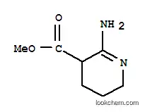 Molecular Structure of 158832-43-0 (3-Pyridinecarboxylic  acid,  2-amino-3,4,5,6-tetrahydro-,  methyl  ester)