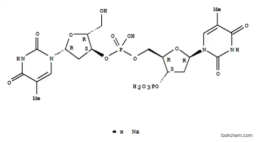 Molecular Structure of 159002-33-2 (OLIGOTHYMIDYLIC ACID D(PT)2 SODIUM SALT)