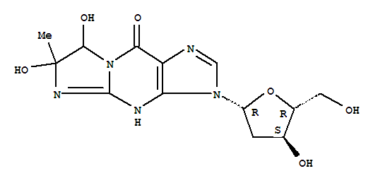 3-(2-DEOXYPENTOFURANOSYL)-3,5,6,7-TETRAHYDRO-6,7-DIHYDROXY-6-METHYL-9H-IMIDAZO[1,2-A]PURIN-9-ONE