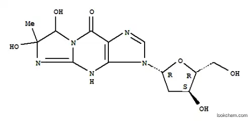 3-(2-Deoxypentofuranosyl)-3,5,6,7-tetrahydro-6,7-dihydroxy-6-methyl-9H-imidazo(1,2-a)purin-9-one