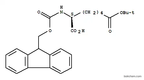 Molecular Structure of 159751-46-9 ((S)-2-FMOC-AMINO-HEPTANEDIOIC ACID 7-TERT-BUTYL ESTER)