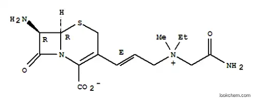 Molecular Structure of 160115-08-2 ({(E)-3-[(6R,7R)-7-AMINO-2-CARBOXYLATO-8-OXO-5-THIA-1-AZABICYCLO[4.2.0]OCT-2-EN-3-)