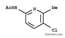 Molecular Structure of 160115-16-2 (2-Acetamido-5-Chloro-6-Picoline)