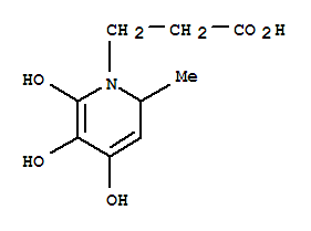 1(2H)-PYRIDINEPROPANOIC ACID 4,5,6-TRIHYDROXY-2-METHYL-CAS