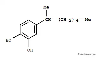 Molecular Structure of 162131-23-9 (1,2-Benzenediol,4-(1-methylhexyl)-(9CI))