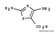 Molecular Structure of 162880-44-6 (5-Thiazolecarboxylicacid,2,4-diamino-(9CI))