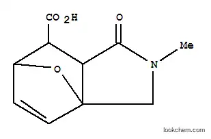 Molecular Structure of 163180-68-5 (3-METHYL-4-OXO-10-OXA-3-AZA-TRICYCLO[5.2.1.0(1,5)]DEC-8-ENE-6-CARBOXYLIC ACID)