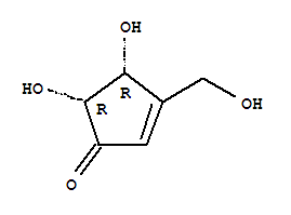 2-CYCLOPENTEN-1-ONE,4,5-DIHYDROXY-3-(HYDROXYMETHYL)-,(4R-CIS)-