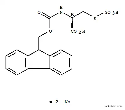Molecular Structure of 163558-30-3 (FMOC-CYS(SO3H)-OH DISODIUM SALT)