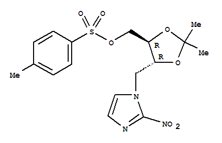 1,3-Dioxolane-4-methanol,2,2-dimethyl-5-[(2-nitro-1H-imidazol-1-yl)methyl]-, 4-methylbenzenesulfonate(ester), (4R-trans)- (9CI)(163714-99-6)