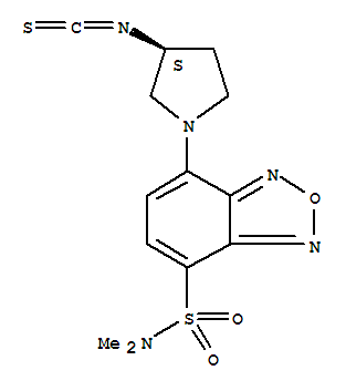 (S)-(+)-DBD-Py-NCS [=(S)-(+)-4-(N,N-DiMethylaMinosulfonyl)-7-(3-isothiocyanatopyrrolidin-1-yl)-2,1,3-benzoxadiazole] [for HPLC Labeling]