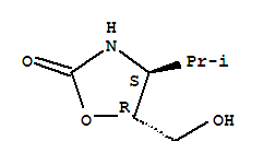 2-OXAZOLIDINONE,5-(HYDROXYMETHYL)-4-(ISOPROPYL)-,(4S-TRANS)-
