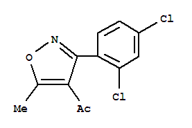1-[3-(2,4-dichlorophenyl)-5-methyl-1,2-oxazol-4-yl]ethanone