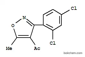Molecular Structure of 169814-56-6 (1-[3-(2,4-DICHLOROPHENYL)-5-METHYLISOXAZOL-4-YL]ETHAN-1-ONE)