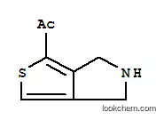 Molecular Structure of 173667-60-2 (Ethanone, 1-(5,6-dihydro-4H-thieno[3,4-c]pyrrol-1-yl)- (9CI))