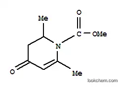 Molecular Structure of 174150-47-1 (1(2H)-Pyridinecarboxylic  acid,  3,4-dihydro-2,6-dimethyl-4-oxo-,  methyl  ester)